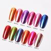 Beautyful Lady Pro 12 цветов блестящий металлический зеркальный порошок для ногтей пигмент маникюрный инструмент