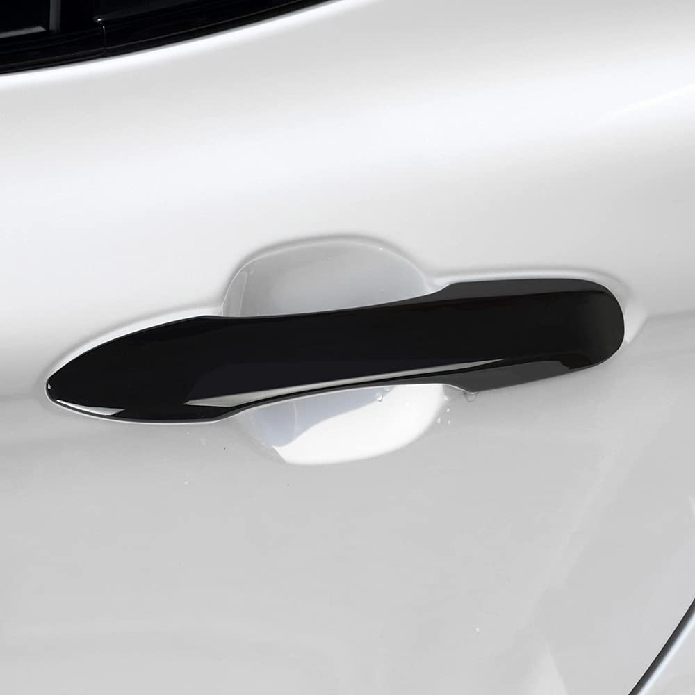 MARCHFA Door Knob Covers/Steering Wheel Covers/Garnish for Toyota Yaris & Yaris Cross MXPB1/MXPJ1 Series (2020~) - Dress-Up Custom Parts (Piano Black)