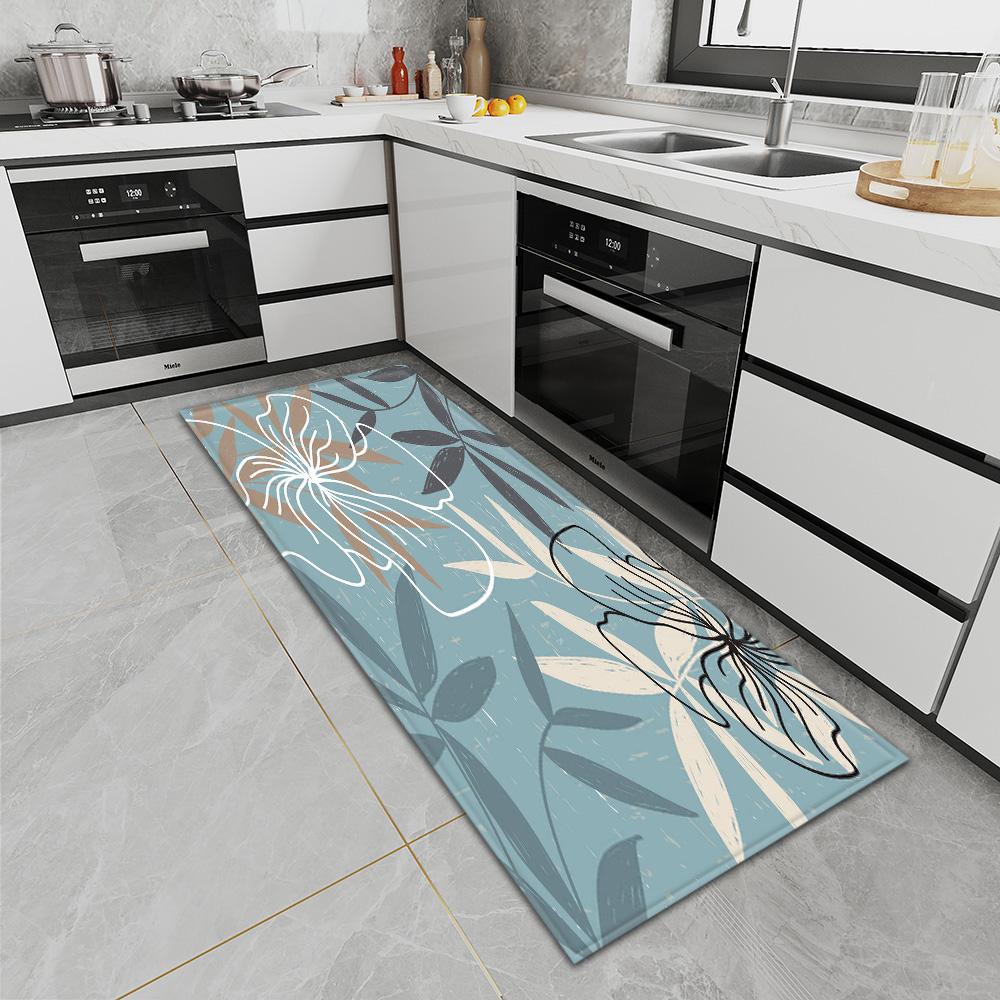 Коврик для кухни, коврик для входной двери, ковер для спальни, домашний коридор, ванная комната, нескользящий пол, ковер с рисунком для гостиной