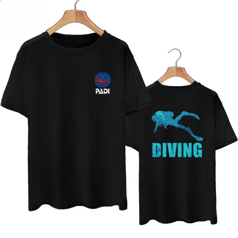 CMAS World Underwater Association PADI Diving Instructor Association Tshirt Unisexs Clothing and Womens 2026 Summer New T Shirt