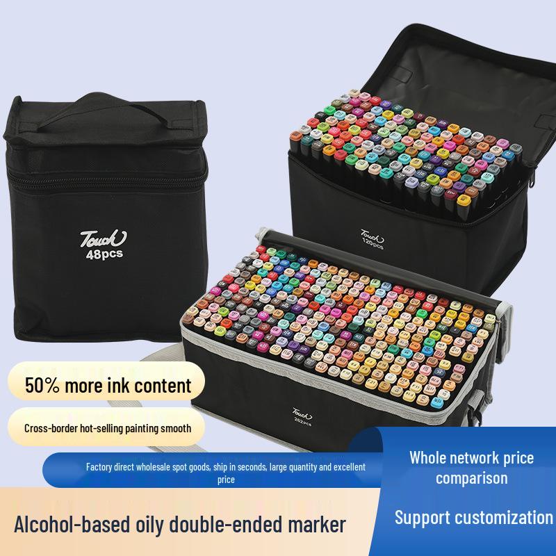 Touch48 Double-Headed Color Markers for Children - Art Drawing Tools