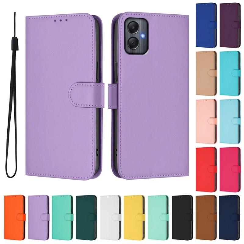 GalaxyA05 Wallet Leather Flip Cases For Samsung A05 Protective Cover Coque Fundas Shell For Samsung Galaxy A05