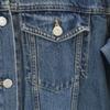 GAP DENIM Джинсовая куртка M Синий стирка Джинсовая куртка тракер Женская Б/у