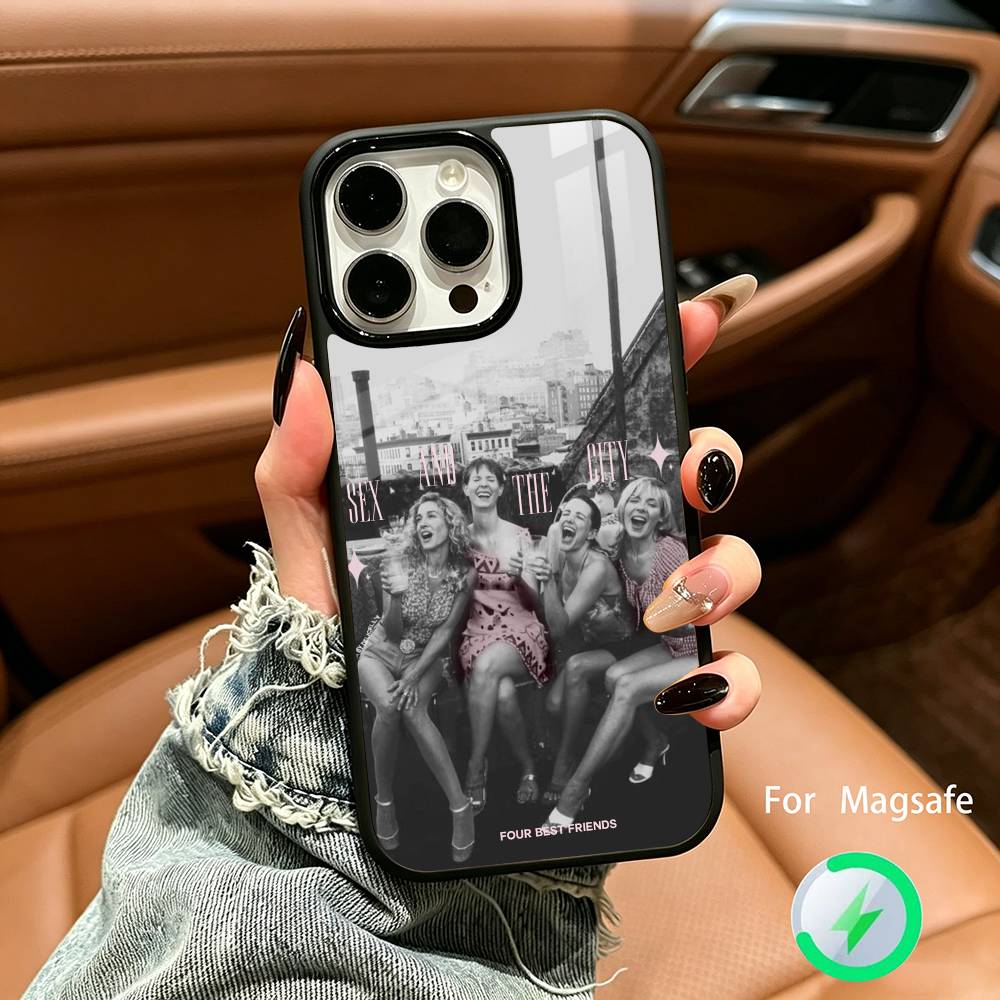 Sex And The City Phone Case For IPhone17 16 15 14 13 12 11  Pro Max 16/15/14Plus Wireless Charger Cover Funda