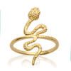 Gold Plated Ring 'Temptation' Golden - 25 Mm