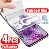 4Pcs Hydrogel Film for Samsung Galaxy S20 S22 S21 Ultra S10 S9 S8 Plus FE Screen Protectors for Samsung Note 20 10 9 8 Plus S23U
