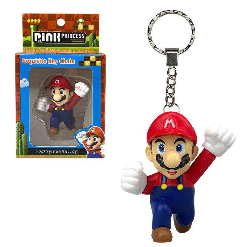 Cute Princess Peach Key Chain Pendant Featuring Super Mario Character For Collectors