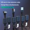 Двойной USB-хаб-удлинитель OTG для мыши и клавиатуры