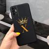 Чехол для Tecno Pova 2 LE7 LE7n Милая Корона Буквы Задняя Крышка Мягкий Силиконовый Чехол для Телефона Для Tecno Pova 2 Pova2 Coque Бампер Fundas