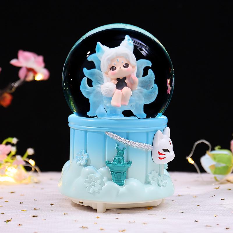 Астронавт Хрустальный шар Музыкальная шкатулка Украшение - Студент Снежный шар Подарок на день рождения