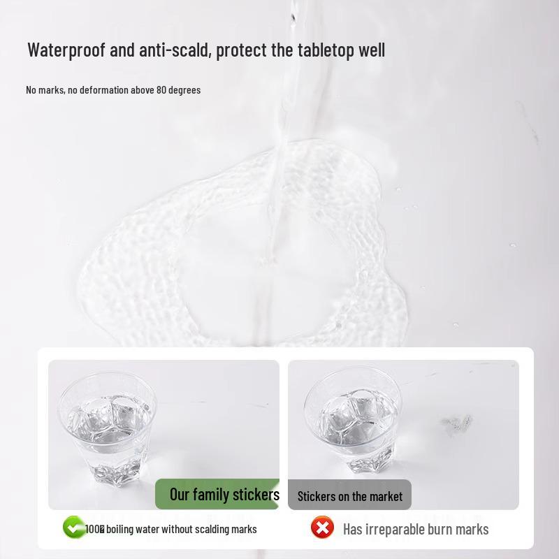 2026 Fireproof & Heat-Resistant Marble Sticker for Kitchen Tiles, Counters & Stoves