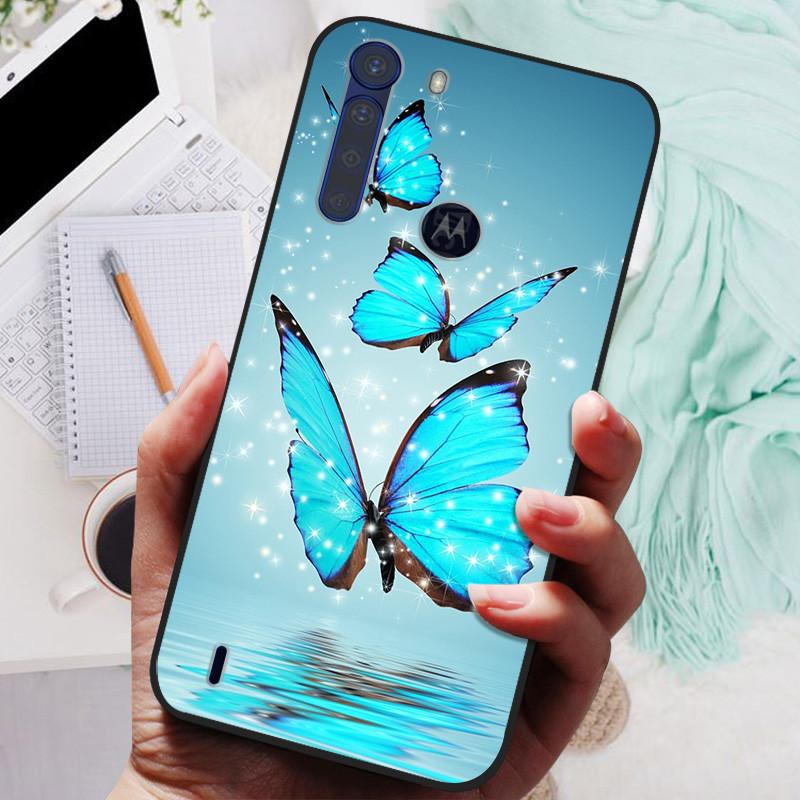 Чехол для Motorola One Fusion Черный бампер Мягкий силиконовый чехол Для Moto One Fusion Plus Чехлы для телефонов OneFusion Fusion+ Funda Shell