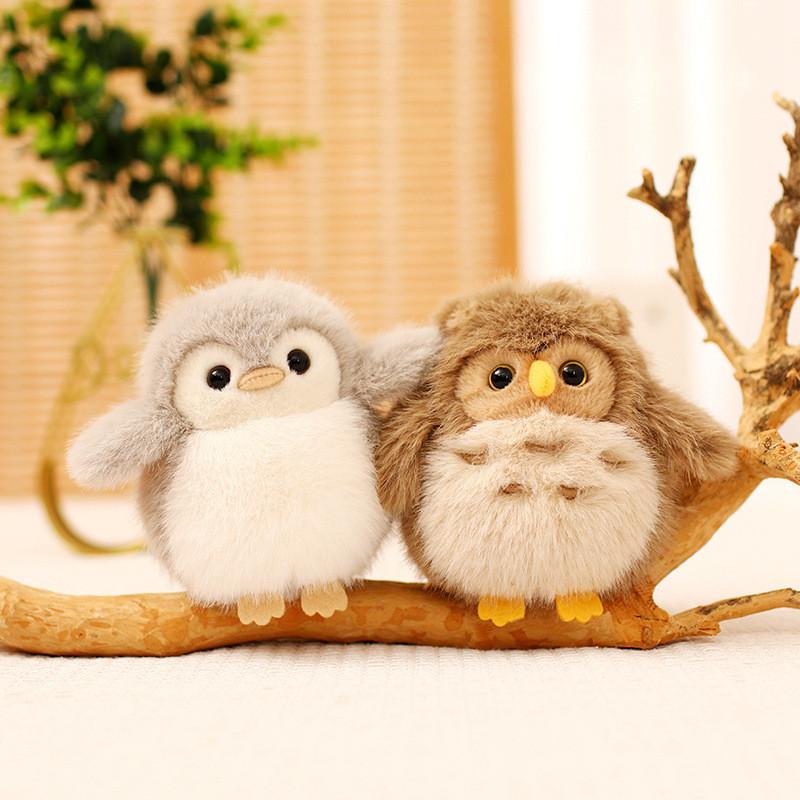 Penguin Owl Plush Toy With Magnetic Shoulder Attachment For Kids Animal Toy Collectors Item