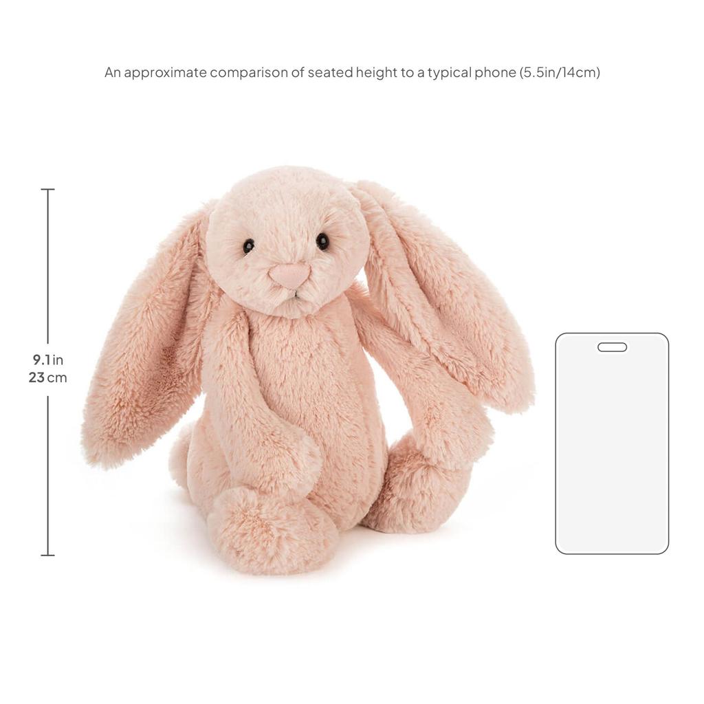 JELLYCAT Застенчивый Розовый Заяц Средний