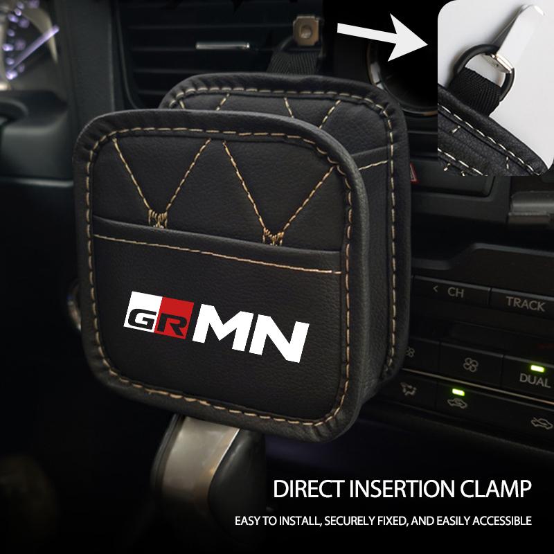 DZTJMT1 Car Styling Air Outlet Storage Box Phone Glasses Organizer Accessories For Toyota Yaris Corolla Rav4 CHR Auris Cruiser Prius
