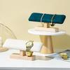 1PCS Solid Wood Single Tier Watch Bracelet Display Stand String Jewellery Organiser Bracelet Jewellery Display Stand