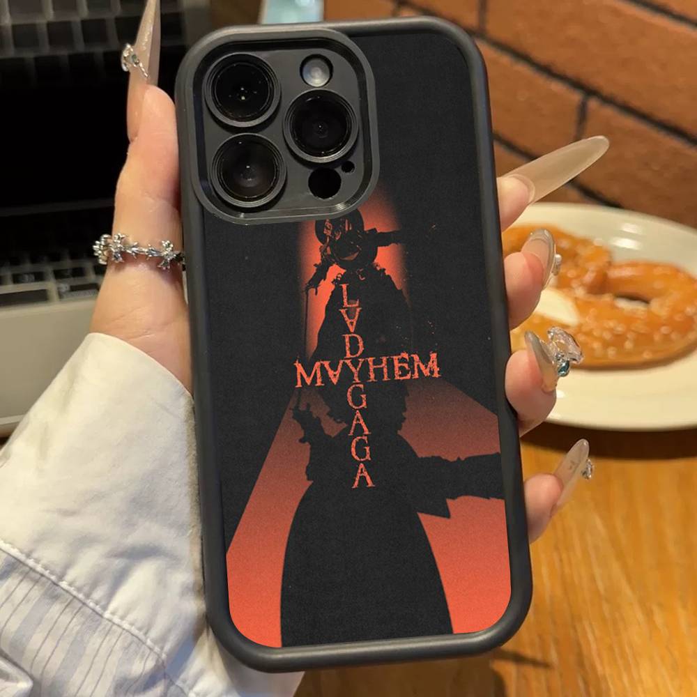 Певица Л-Леди Гага Mayhem Силиконовый Чехол для Телефона Для iPhone 17 Air 17 16 15 14 13 12 11 Plus Pro Max Ударопрочный Мягкий Чехол