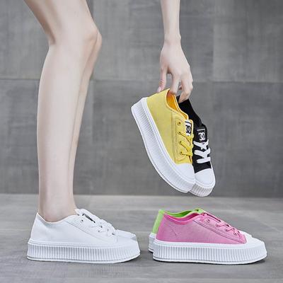 Холщовая обувь, женская весна-лето, новая модная прогулочная обувь на плоской подошве, женская повседневная обувь