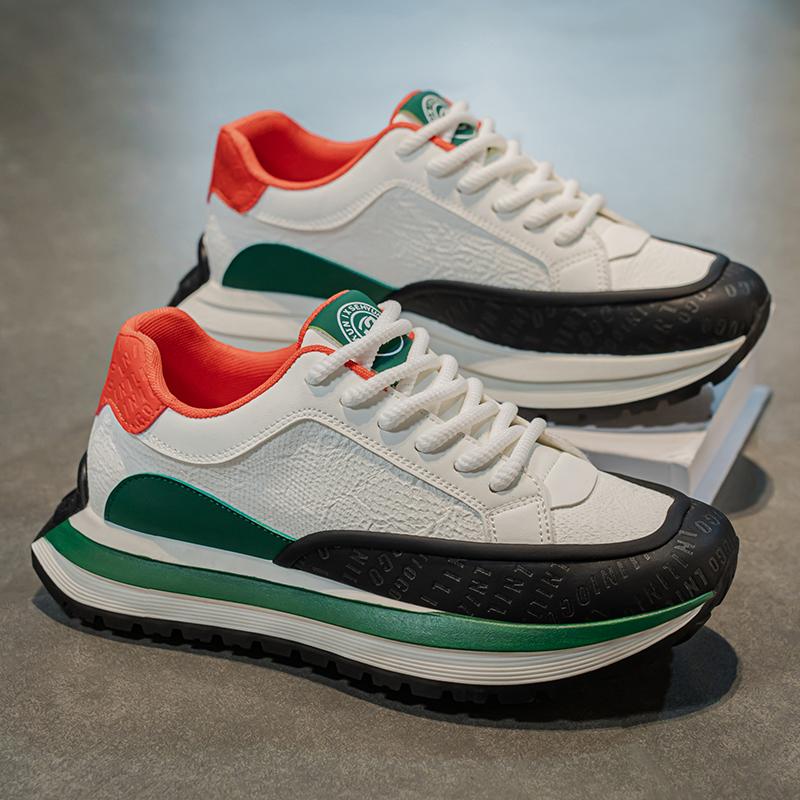 Новая мода мужская обувь Four Seasons удобная обувь для студентов и мальчиков трендовые мягкие подошвы дышащие повседневные кроссовки для бега