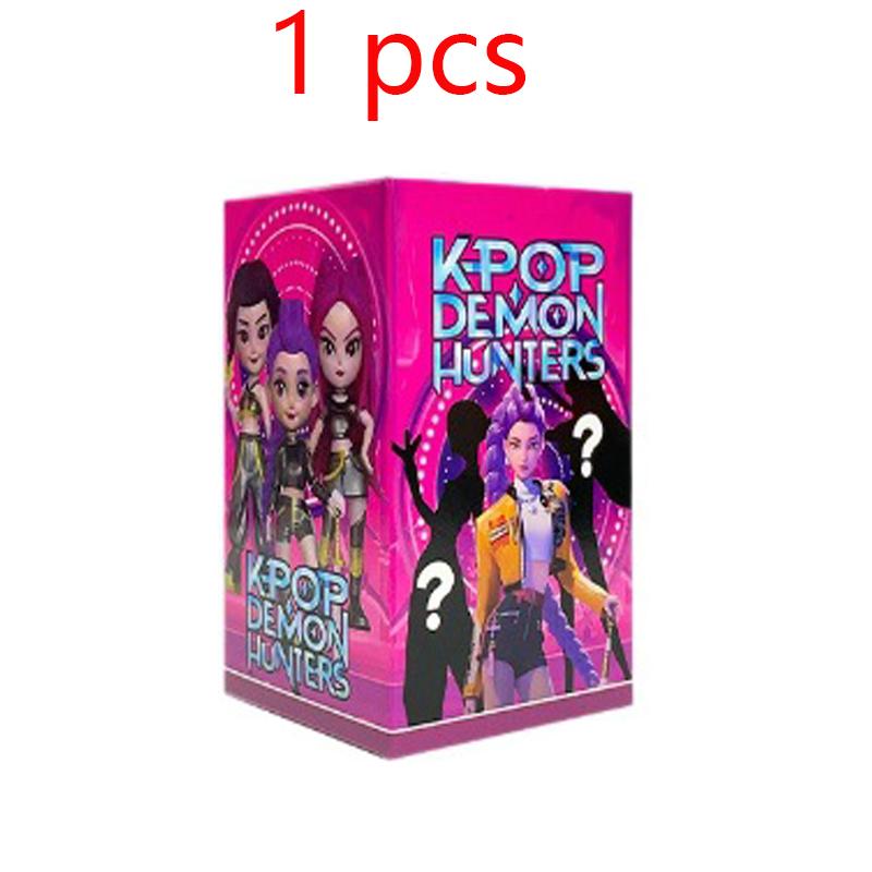 Hot Anime Figure K-pop Demon Hunters with Box Kawaii Boys Girls Gifts for Kids Fans Halloween Christmas Figure Decorative Gifts