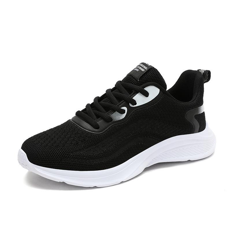 Women's Shoes Running Shoes Spring and Autumn Middle School Students Lightweight Breathable Fly-woven Sports Women's Casual Shoes Women's Travel Shoes