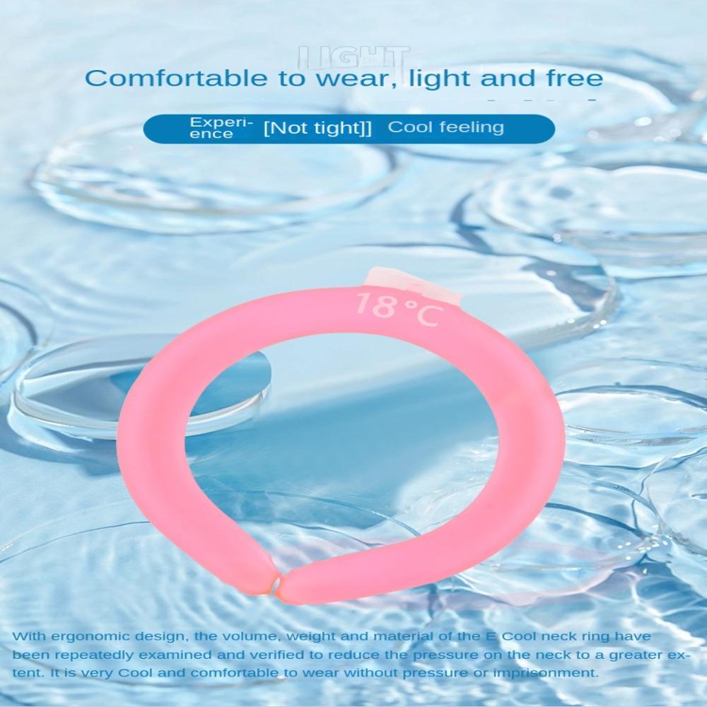 Ice Pack Neck Cooling Ring Tube Cooling Neck Wraps Collar Neck Cooler  Hot
