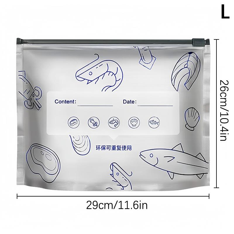 10 шт. Пакеты из алюминиевой фольги для сохранения свежести, самозаклеивающиеся, многоразовые упаковочные пакеты, светонепроницаемые, утолщенные пакеты для хранения продуктов, пакеты для хранения фруктов