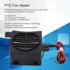 Воздушный обогреватель, PTC Керамический нагрев DC12V 50Вт Постоянная температура Усиленный нейлоновый корпус PTC Воздушный обогреватель Изоляционная температура 2,4 x 2,4 x 1,7 дюйма Автомобильный вентиляторный обогреватель