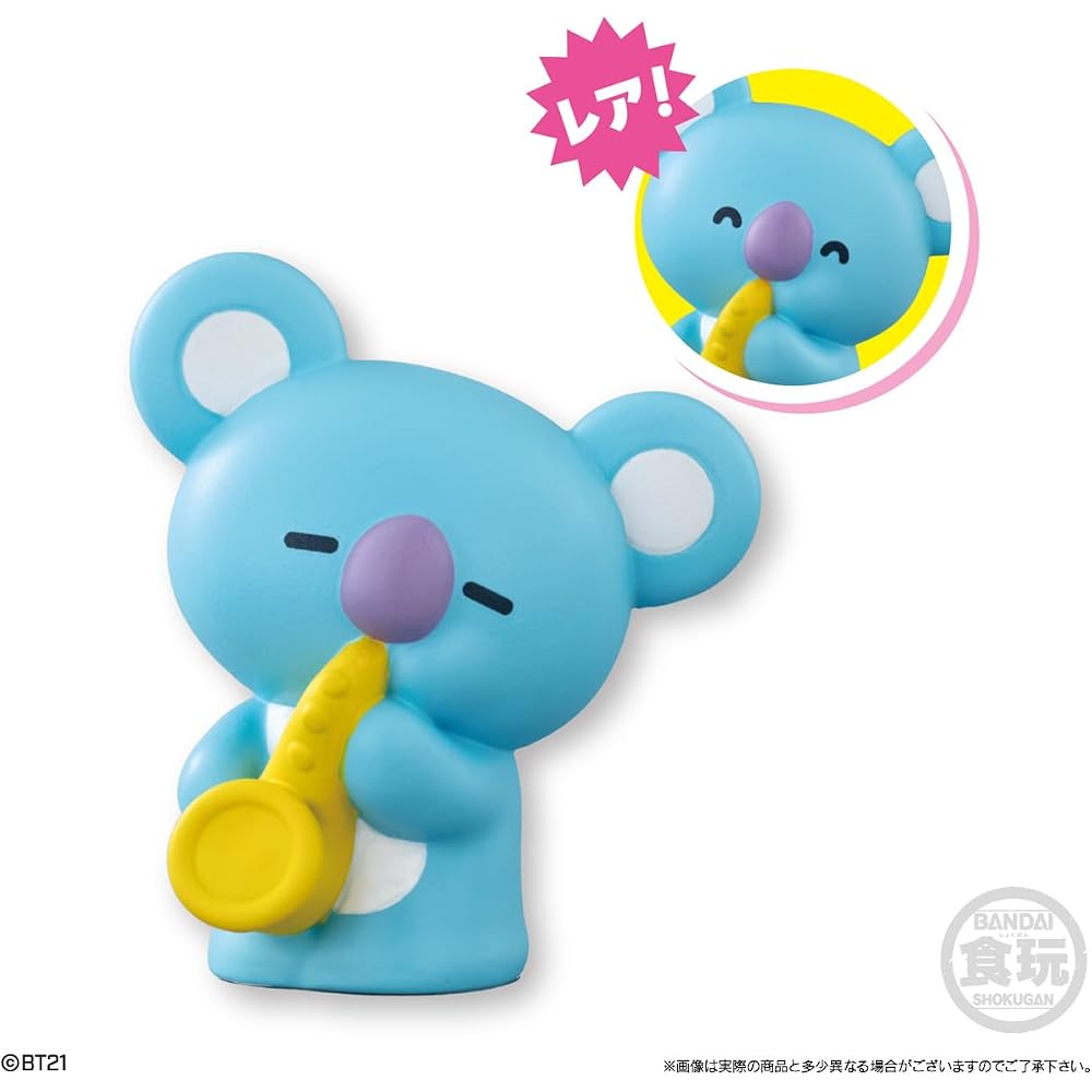 Bandai (БАНДАЙ) BT21 Друзья 4 Жевательная резинка Пищевая игрушка [Продажа коробкой/Набор из 12 штук]