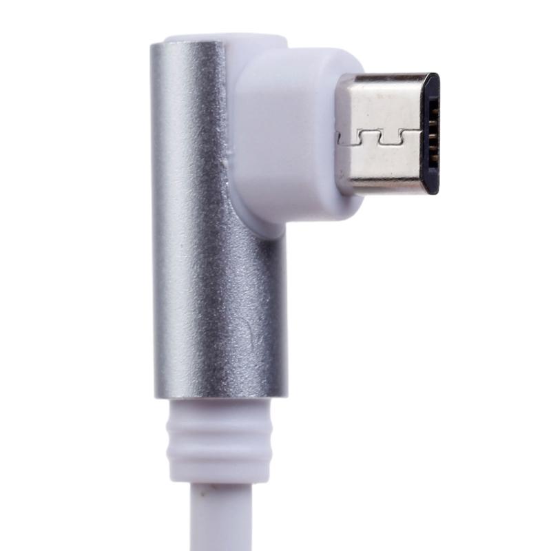 0,3/1 м, 90 градусов, кабель данных Micro USB, кабель быстрой зарядки, эффективный кабель, линия данных для зарядки мобильного телефона, планшета