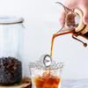Охлаждающий шарик для кофе, 2 шт., металлический, многоразовый инструмент для охлаждения с подставкой, аксессуары для машины с холодными шариками для встреч, банкетов