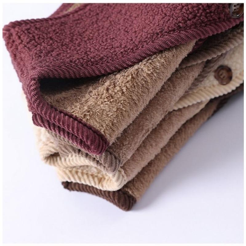 Lamb Hair Vest Female Mother Autumn and Winter with Thick Velvet Vest Casual Sherpa Gilet