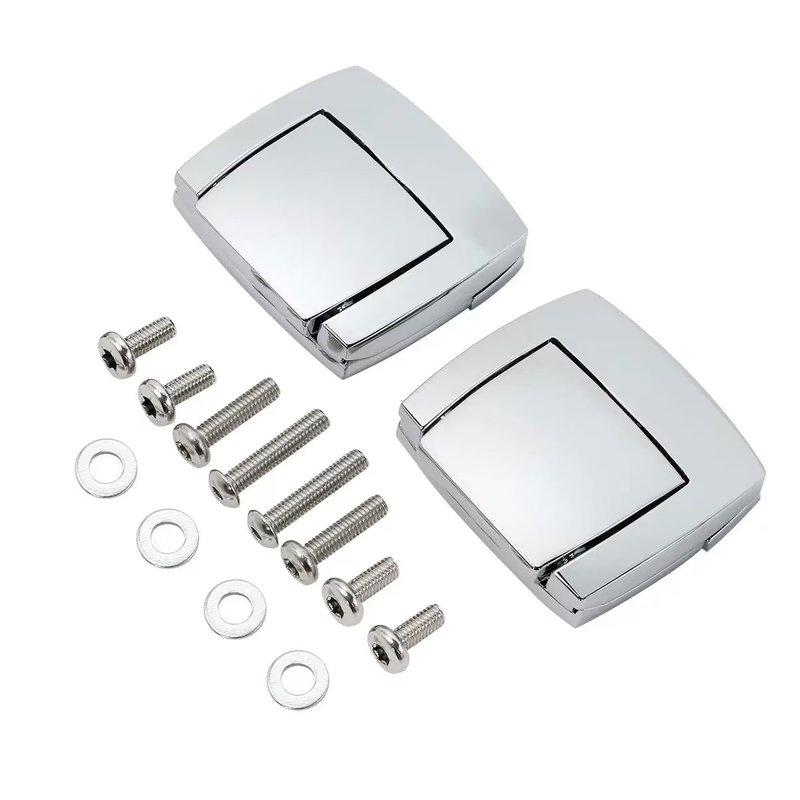 2X Motorcycle Trunk Latches lock Pack Latch Hinges For ouring Classic Electra Glide Ultra Razor FLHX FLTR 80-2013