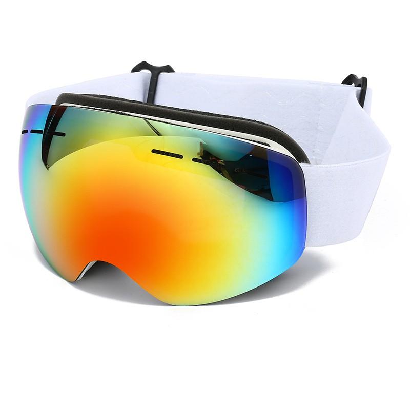 Kids Ski Goggles Double-Layer Anti-Fog Large Spherical Lens Wide Field Of View Windproof Snow Sports Eyewear
