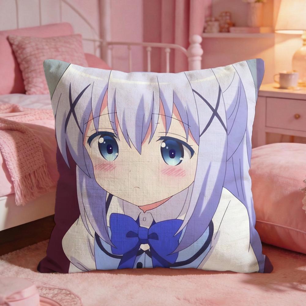 lIs the Order a Rabbit Cushion Cover Premium Comfort Reversible Pillow Cove Two in One Design for Any Room Car Interior