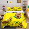 Soccer player graphic design. Bedding sets Duvet cover sets Duvet covers Pillowcases(1*Duvet Cover 2*Pillowcases without duvet insert)
