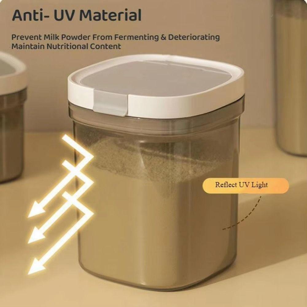 Reusable Milk Powder Jar UV-Resistant Airtight Container Multi-purpose Coffee Bean Can  Kids