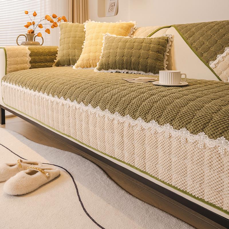 Подушка для дивана осень и зима, новый зимний плюшевый чехол для дивана, высококачественный подлокотник, защитный корпус