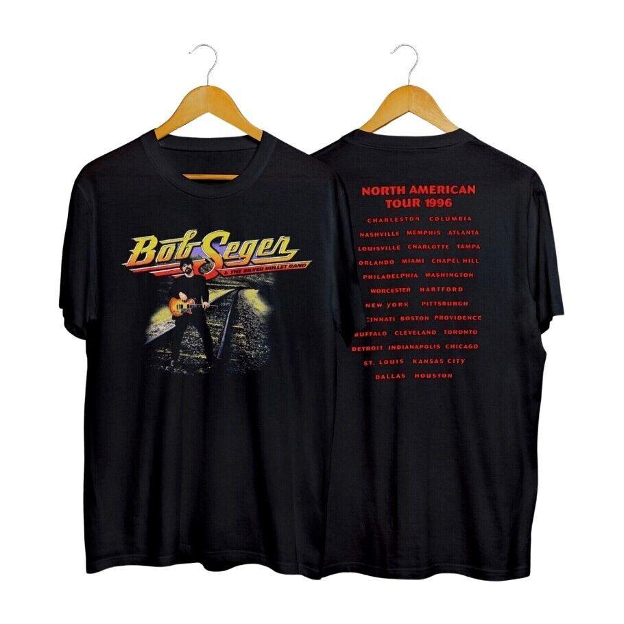 1996 Bob Seger The Silver Bullet Band Tour T-Shirt Mens Womens Tees Top GifT Shirt Mens Womens Tees Top
