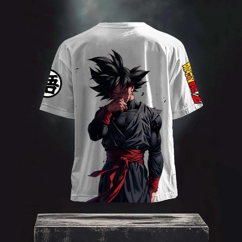 Футболка с графическим принтом Dragon Ball Z 100% Хлопок Мягкая Дышащая Эластичная Удобная для Фанатов и Повседневной Носки