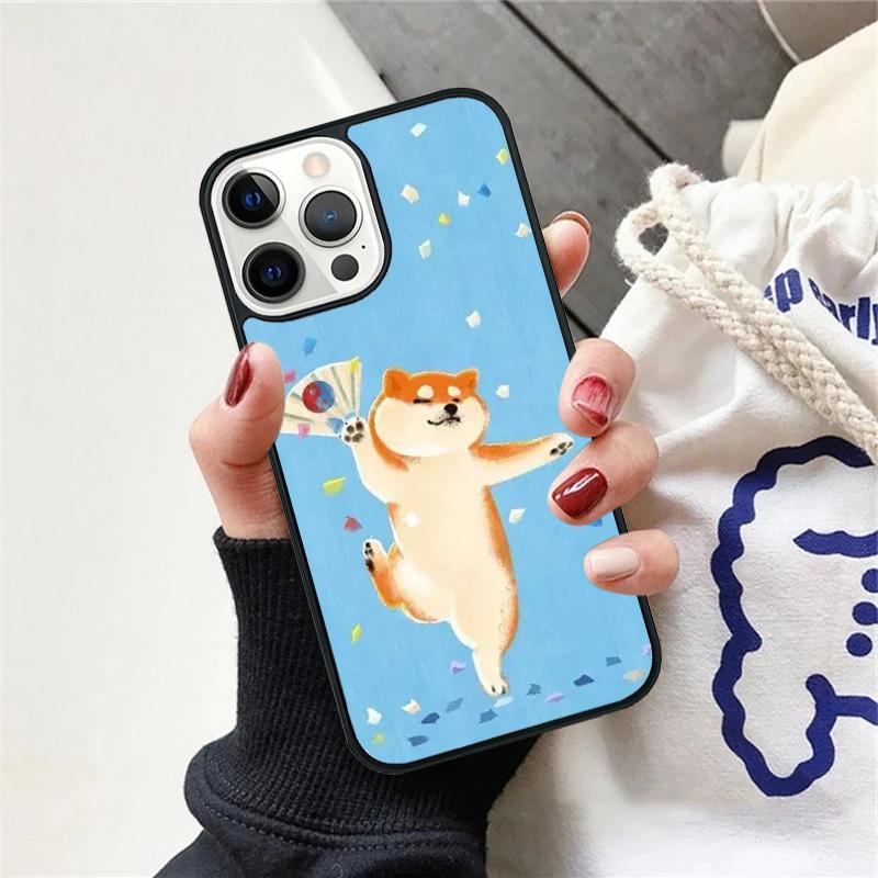 Чехол для телефона с изображением животного Сиба-ину Для iPhone 17 Air 15 16 Чехол 11 13 14 Pro Max 12 Plus Max Fundas
