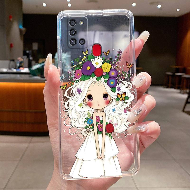 Чехол для Samsung Galaxy A21S A20S Роскошный Дракон Милый Крутой Забавный Мальчик Девочка Прозрачный Мягкий силикон Чехол для телефона Задняя крышка Оболочка