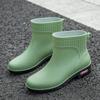 Водные сапоги женские дождевые сапоги бесплатная доставка резиновые туфли женские рабочие садовые галоши водонепроницаемые резиновые сапоги Botas
