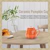 AB45 Mug Pumpkin Mug With Lid - Decorations Ornament Coffee Mugs Big Cute Fall Decor Cups Teacup - Birthday Gift Idea