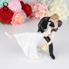 Funny Bride and Groom Figurines Romantic Marry Figurine Cake Toppers Dolls  Marry