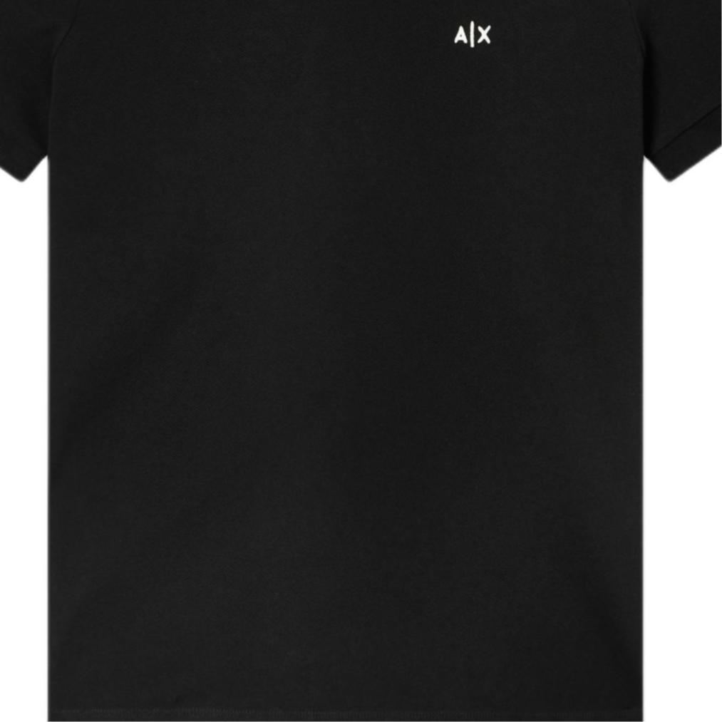 Armani Exchange Мужская футболка-поло с вышивкой и цветовыми блоками, короткий рукав, топ XM002401-AF10366-UC001