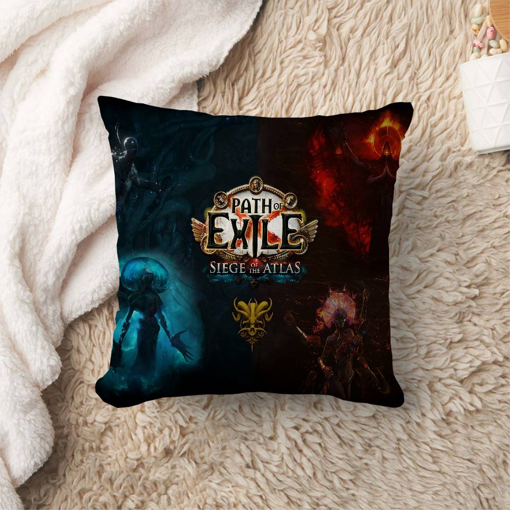 PPath OOf EExile Cushion Cover Polyester Sofa Cushions Decorative Throw Pillows Home Decoration Pillowcover