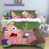 Pooh  Pattern Bedding Quilt Set  Home Decoration  Gift (1 * duvet cover + 2 * pillowcase  without core)