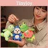 Frog Donkey Bear Turtle Plush Keychain Bag Decoration Pendant 12cm Gift