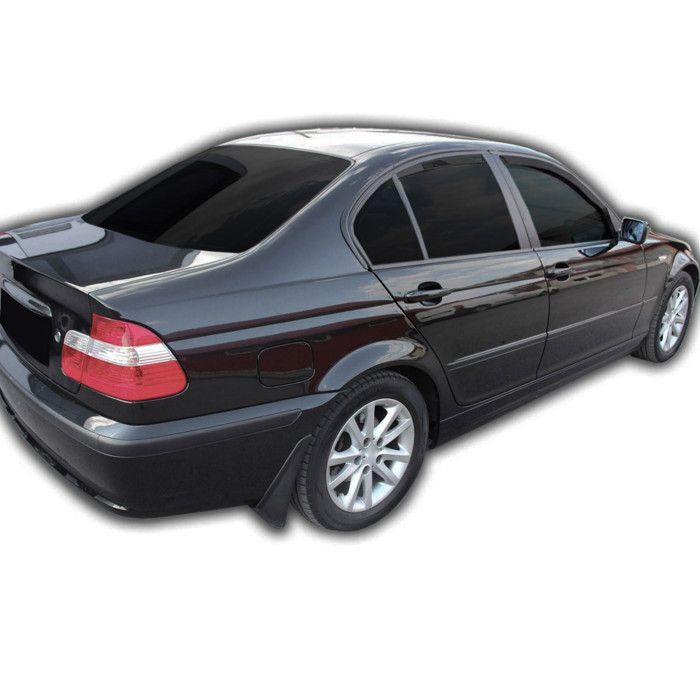 Дефлекторы воздуха - BMW 3 серии E46 (1998-2005) - 4 двери - Тонированные черные - Акрил УФ-защитный